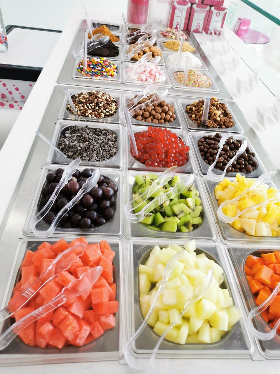 froyo toppings singapore fruit granola yogurt bowl